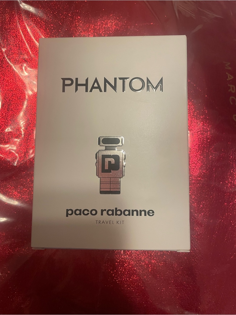 Paco Rabanne Phantom Travel Kit - White with Silver Logo